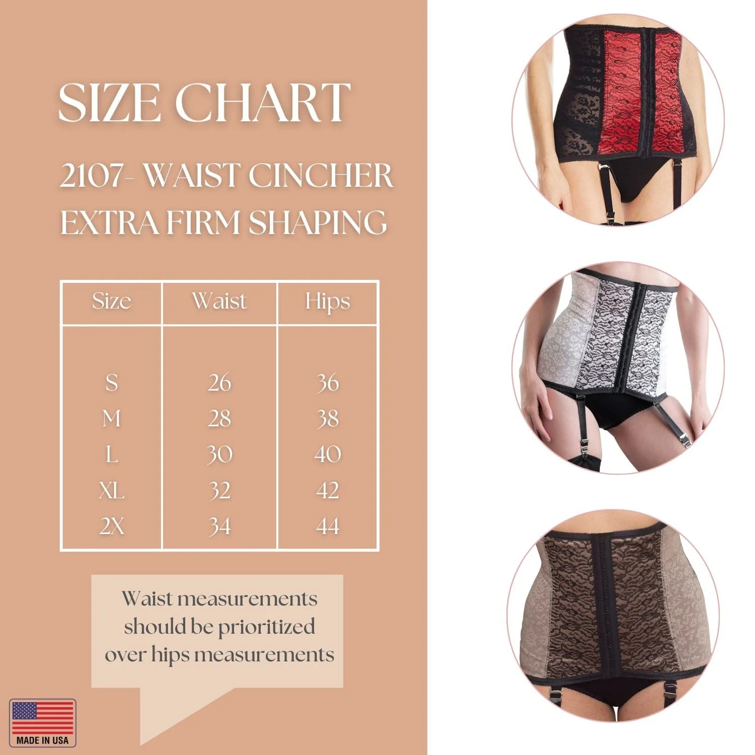 Style 2107 | Waist Trainer / Cincher Extra Firm Shaping - Image 8